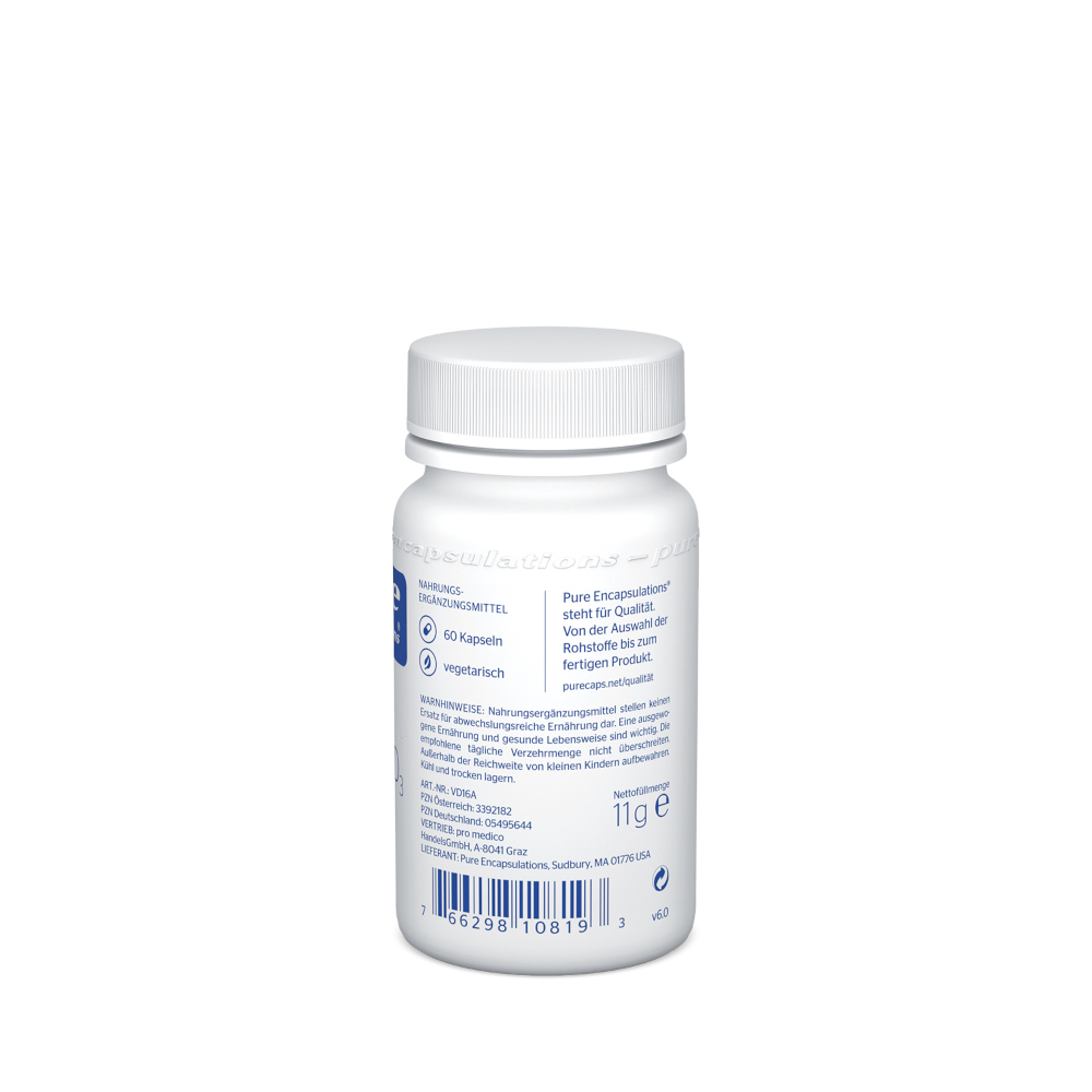 pure encapsulations Vitamin D3 1000 I.E. 60 St Kapseln