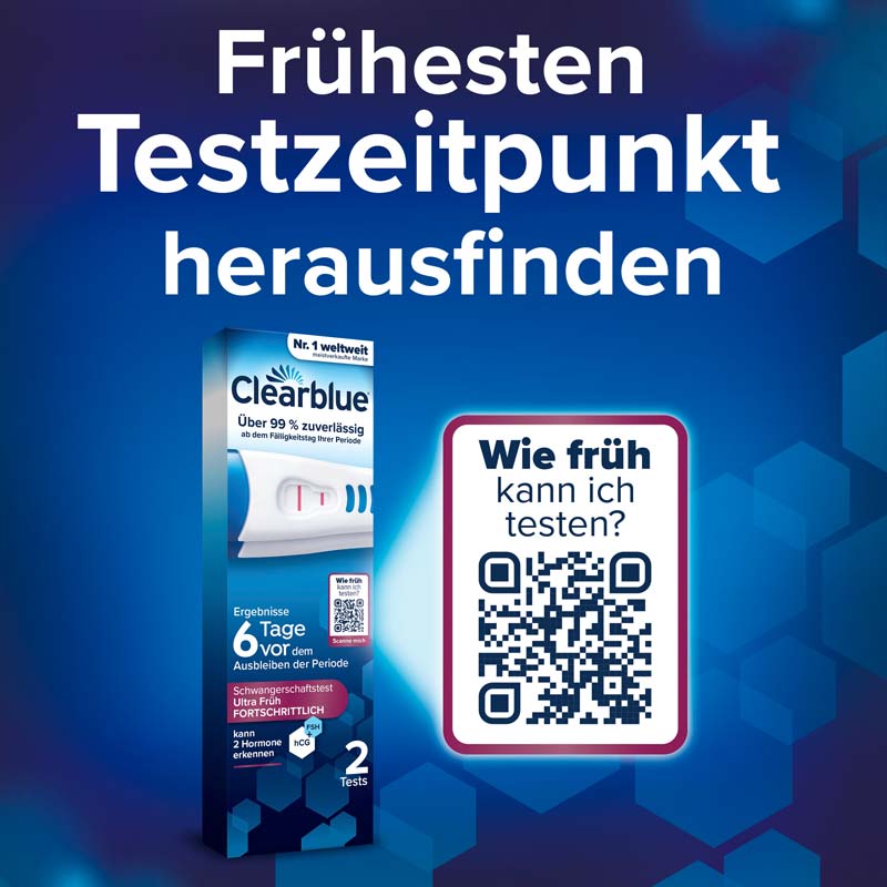 Clearblue Ultra Frühtest FORTSCHRITTLICH 2 St Test